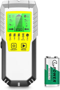 Stud Finder Wall Scanner Sensor - 5 in 1 Stud Sensor Detector Wall Scanner with LCD Display Beam Finders for the Center and Edge of Metal Wood AC Wire Studs Pipe Joist Detection