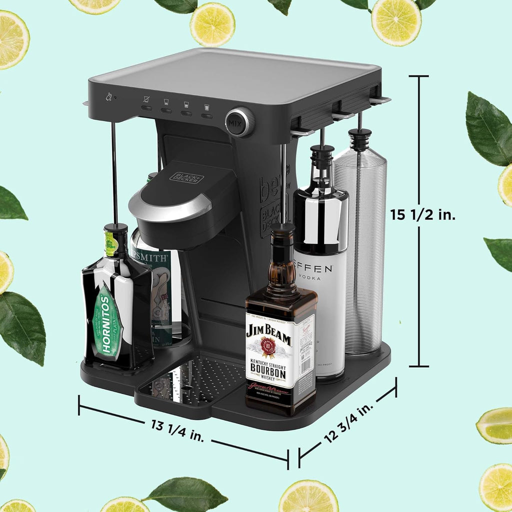 BLACK+DECKER bev Cocktail Maker Machine for Bartesian Capsules B2415