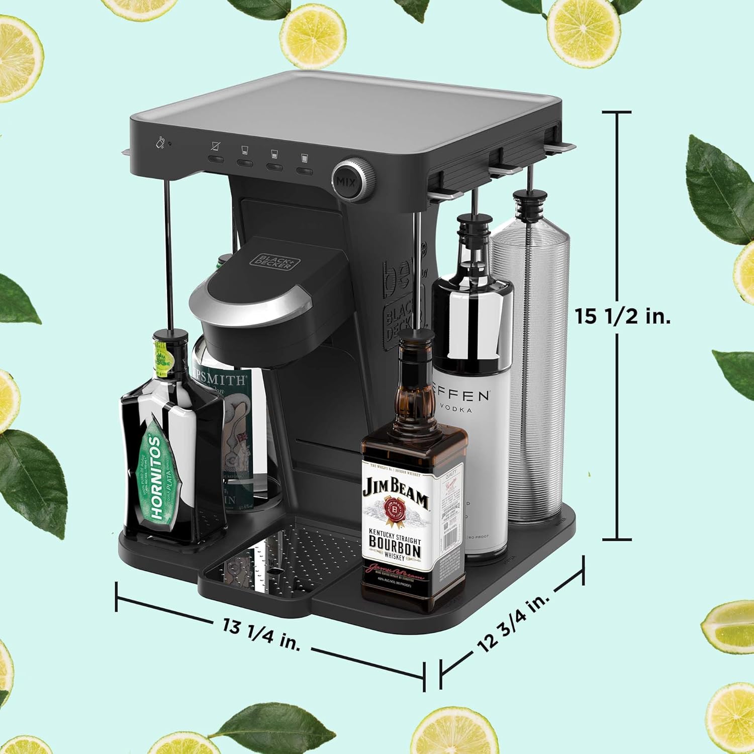 BLACK+DECKER bev Cocktail Maker Machine for Bartesian Capsules B2415