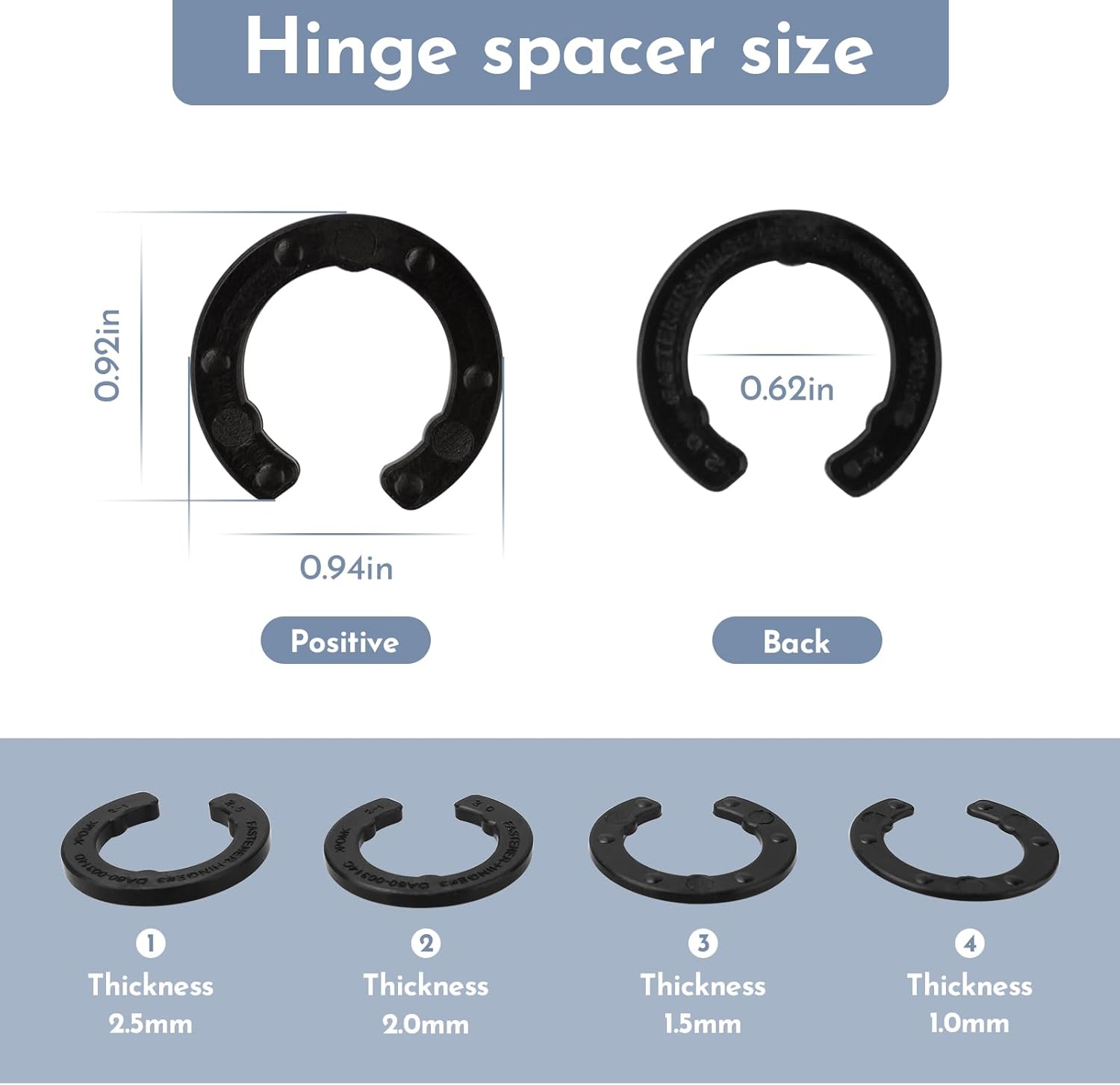Samsung Refrigerator Door Hinge Shim Kit DA99-04158A Replacement Parts S117908