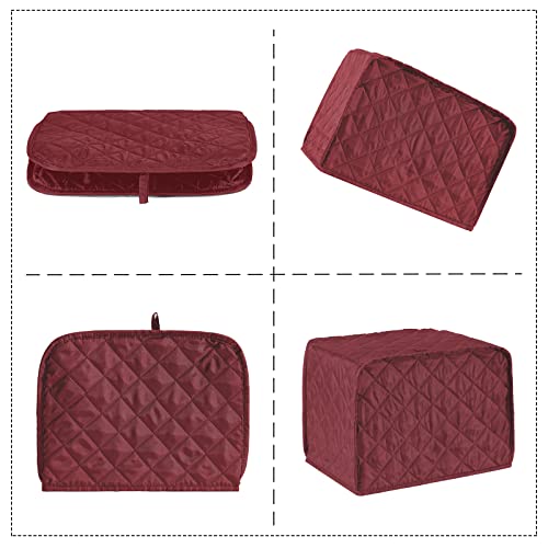 Quilted Toaster Cover 2 Slice, Black A485