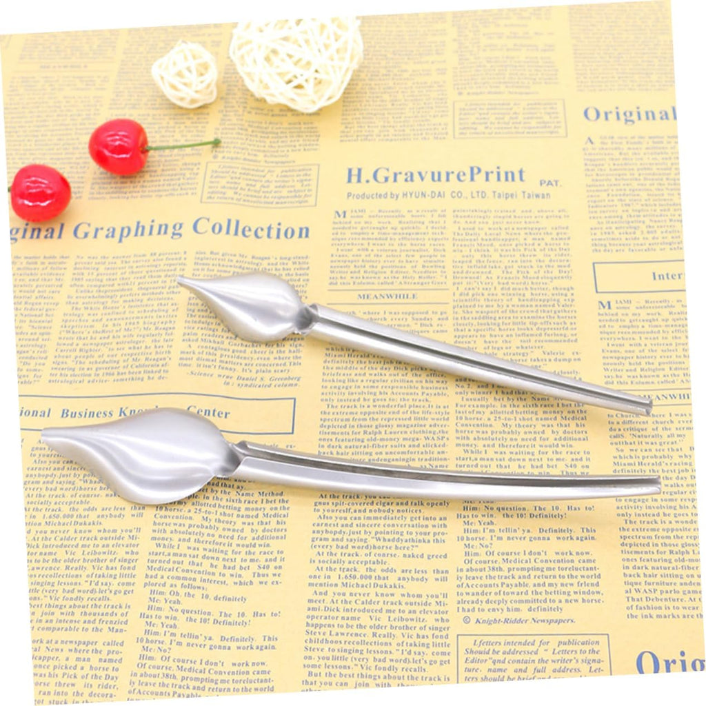 DECHOUS 4 Pcs Stainless Steel Chocolate Spoons for Baking Z840444