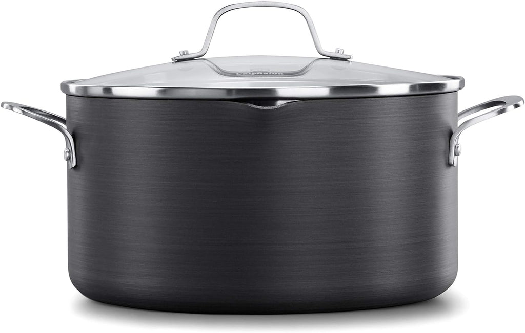 Calphalon 1932451 Classic Nonstick Dutch Oven with Cover, 7 quart, Grey