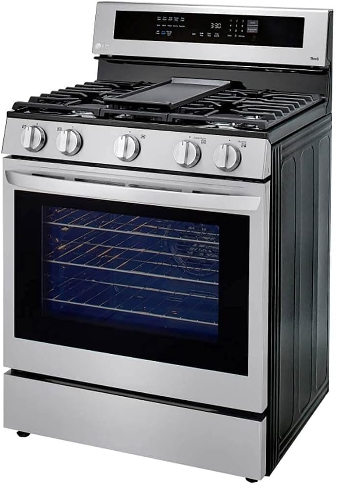 LG LRGL5825F 5.8 Cu. Ft. Stainless Steel Gas Range with Air Fry O920403