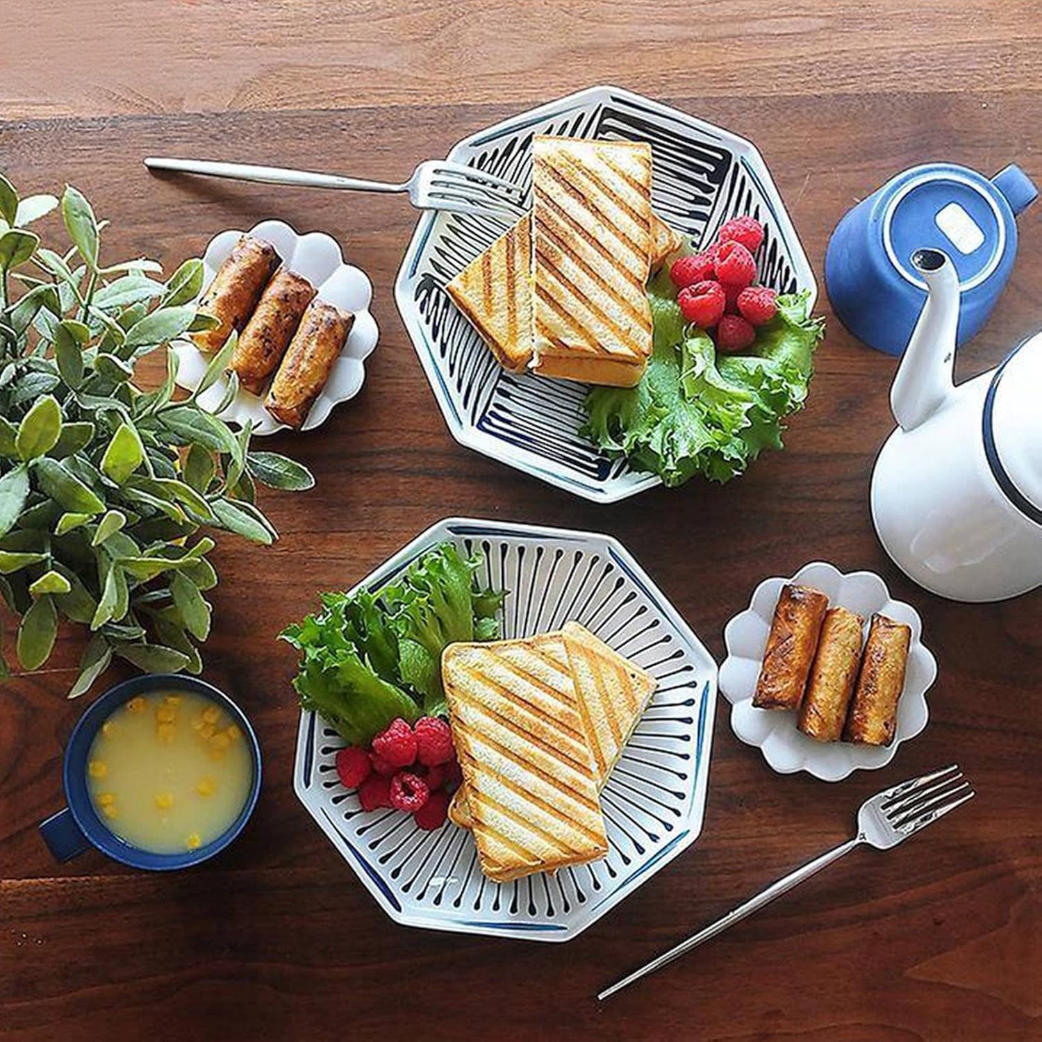 Shipenophy Hot Sandwich Maker, Nonstick Double Sided Panini Press F26181