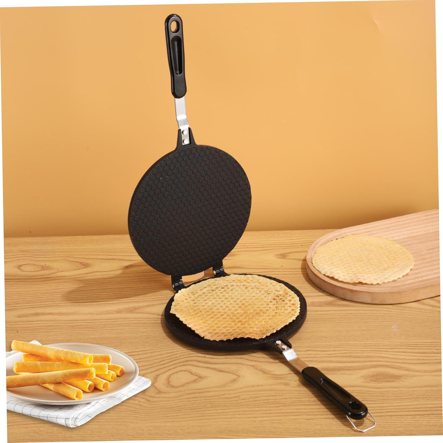 Presa Pan Tortilla Maker 7inch Non-Stick Aluminum Stove Top Tortilla Press and Cooker U370