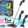 Let'Steam Powerful Heavy Duty Steam Mop with 17 Accessories for Deep Cleaning, Portable and Multifunction Floor Steamer, Pressurized Handheld Steam Cleaner for Hardwood, Tile, Grout and Windows
