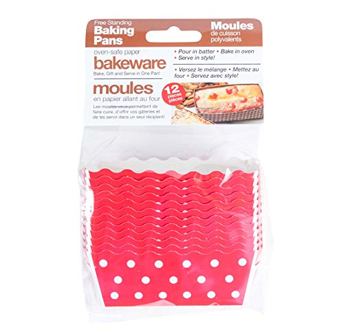 Welcome Home Brands Oven Safe Disposable Mini Loaf Baking Pan, 12 Pack P290359