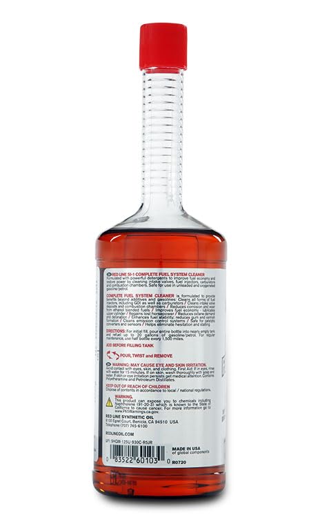 Red Line 60103 SI-1 Complete Fuel System Cleaner 15 oz F692