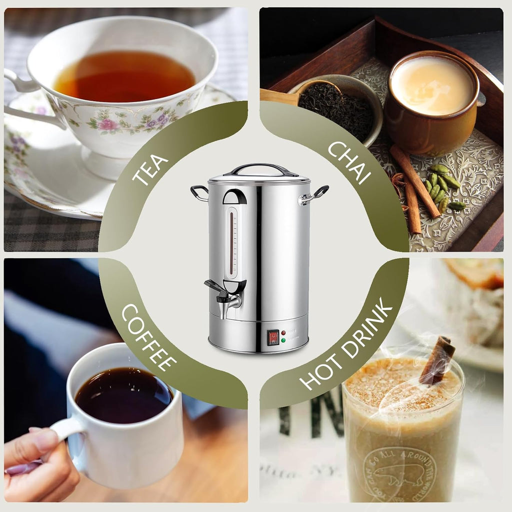 Commercial Coffee Urn 24L 160 Cup Stainless Steel U26582