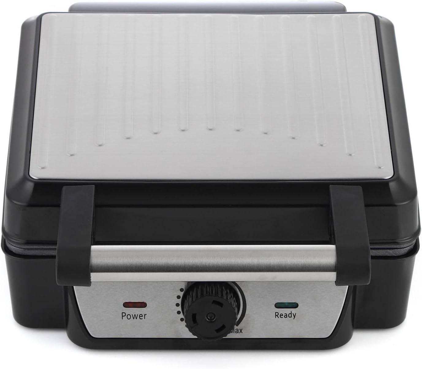 4 Slice Belgian Waffle Maker with Non-Stick Pan L385