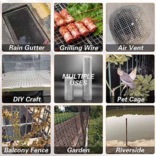 53Gauge Hardware Cloth 1/2 inch Galvanized Welded Wire Mesh Roll G335675