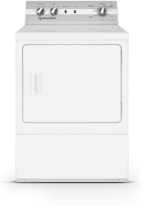 Speed Queen DC5003WE 27" Electric Dryer, 7 cu. ft., White I8939