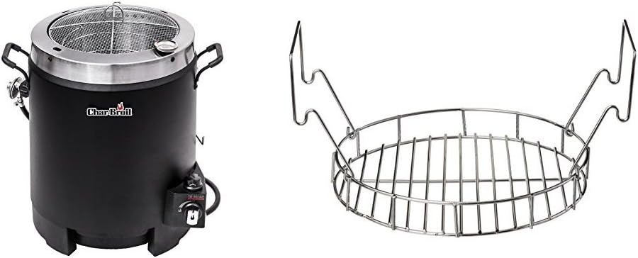 Char-Broil Big Easy Oil-less Liquid Propane Turkey Fryer and Bunk Bed Basket