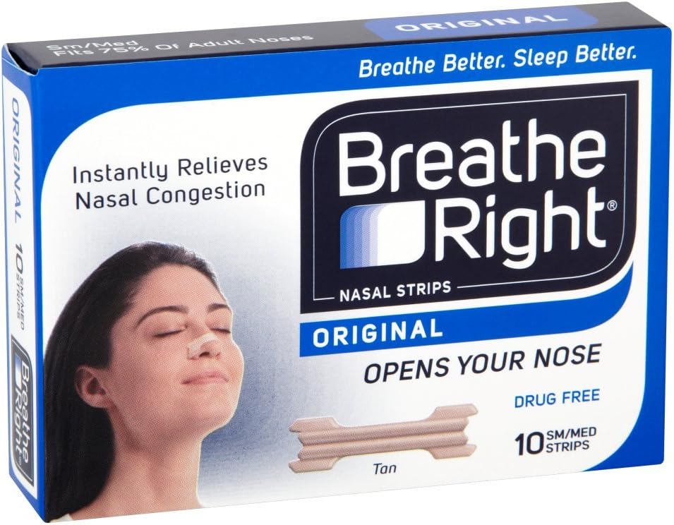 Breathe Right Nasal Strips Natural Regular 10 Count R409868