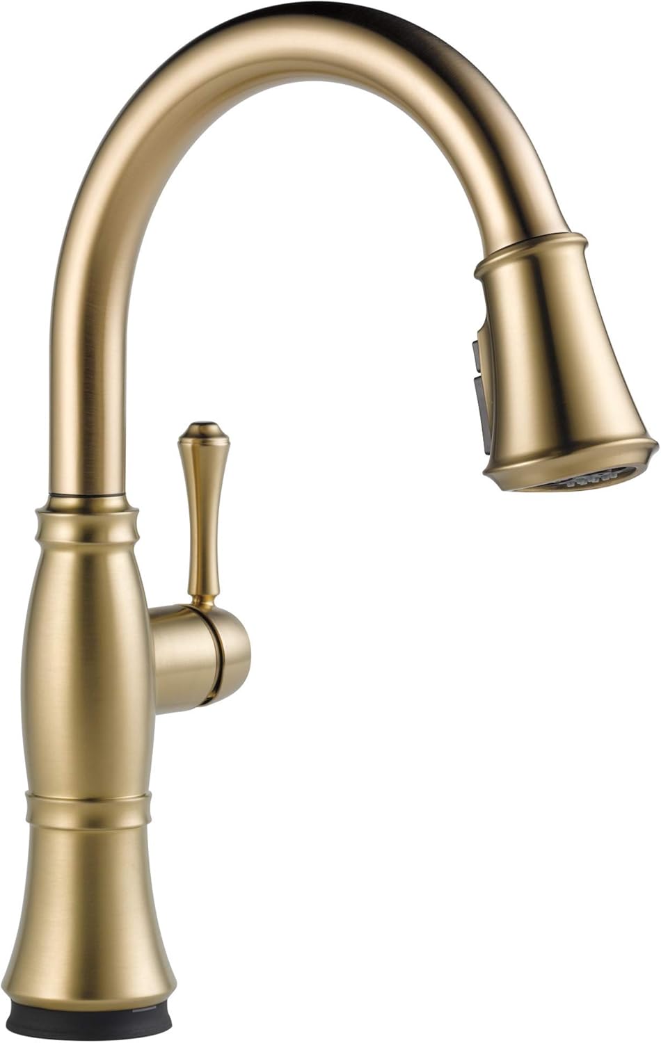 Delta Faucet Cassidy Gold Kitchen Faucet Touch, Touch Kitchen Faucets with Pull Down Sprayer, Kitchen Sink Faucet, Delta Touch2O Technology, Lumicoat Champagne Bronze 9197T-CZ-PR-DST