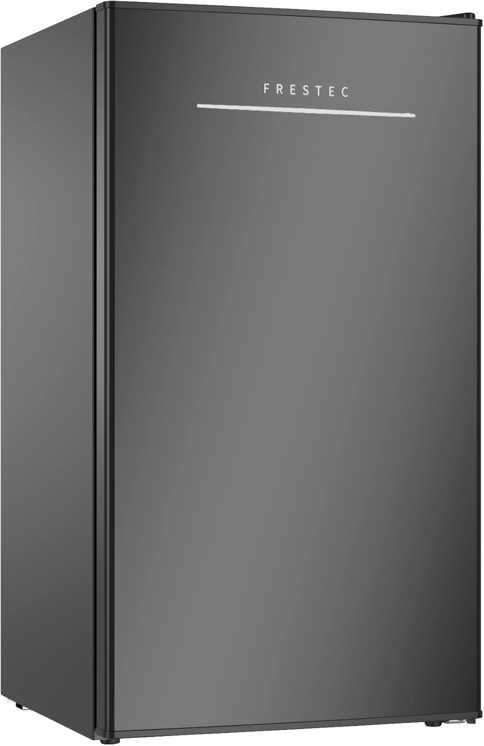 Frestec 3.2 Cu.Ft. Small Refrigerator with Freezer, Mini Fridge for Bedroom, Mini Dorm Refrigerator, One-Touch Defrosting System, Energy Saving, for Office, Home, Apartment (Black)
