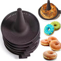 Donut Mold for Baking，6Pcs Donut Pans Silicone Baking Mold，Conical Shape Silicone Molds for Pastry Molds for Bagel and Doughnut Cake Pans Baking Tools Bread Baking Cake Mould