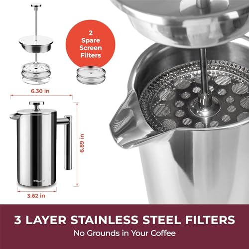 French Press Coffee Maker V6270