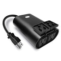 Outdoor Z-Wave Plus On/Off Light and Appliance Plug, Two On/Off Smart Outlet, 1 On/Off Outlet+ 1 Alway On Outlet,Zwave Hub Required, Works with SmartThings, Wink, Alexa