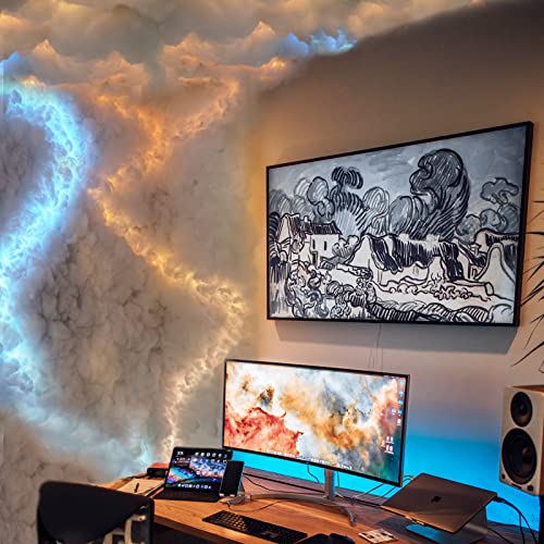 fusehome Cloud Light, Thundercloud LED 3D Cotton Atmosphere Night Light F55550