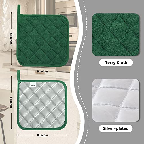Joyhalo 6 Pack Heat Resistant Terry Cloth Pot Holders for Kitchen X13515