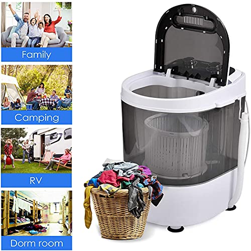 Portable Compact Washer and Spinner Combo, 10 lbs Capacity A9066