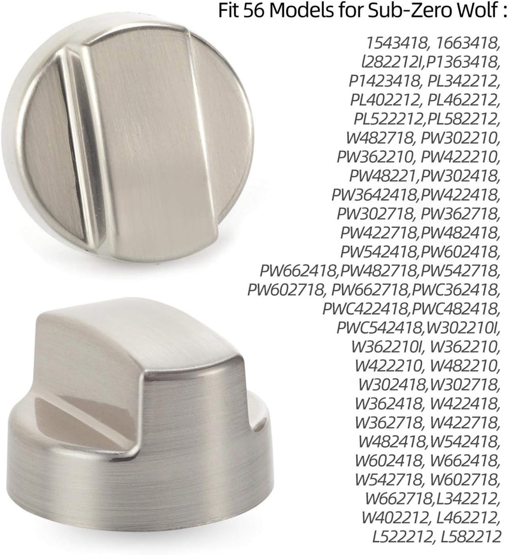 Wolf Hood Knob Replacement 2 Pack for Sub-Zero Pro Ventilation R684