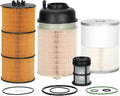 Filter Service Kit for Freightliner Cascadia DD13 DD15 DD16 Engines, Filter Kit including Oil Filter, Fuel Water Separator(FWS) and Fuel Filter Element, Replaces P551005 FS19915 PF9908