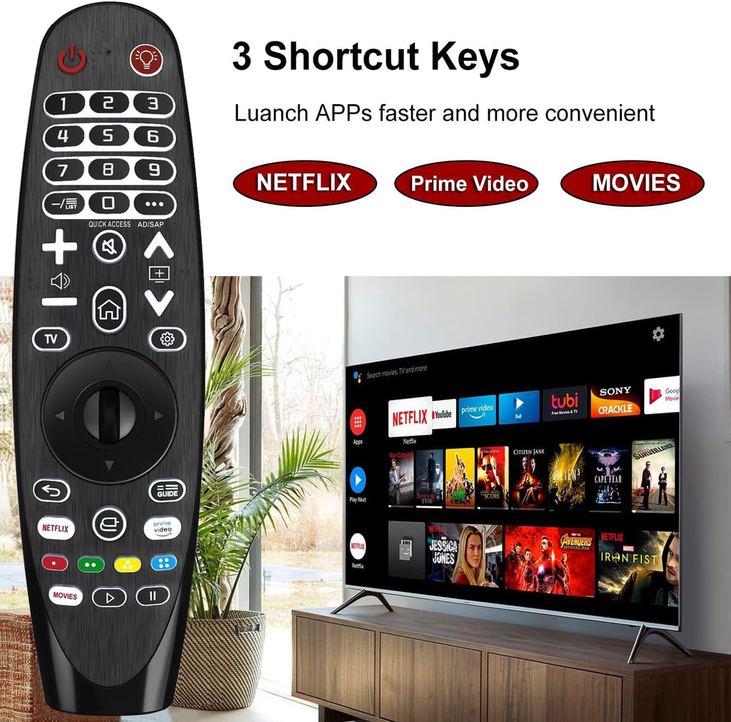 LG TV Remote Control Replacement, Backlit Universal for LG Smart TVs Z6963