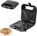 Waffle Maker with Removable Non-Stick Tray, Breakfast Sandwich Maker 2-Slice, 3-in-1 Belgian Waffle Maker, Space-Saving Compact Design Classic Waffle Maker 750W