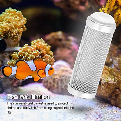 Stainless Steel Aquarium Filter Intake Mesh Guard for Shrimp and Fish T4429