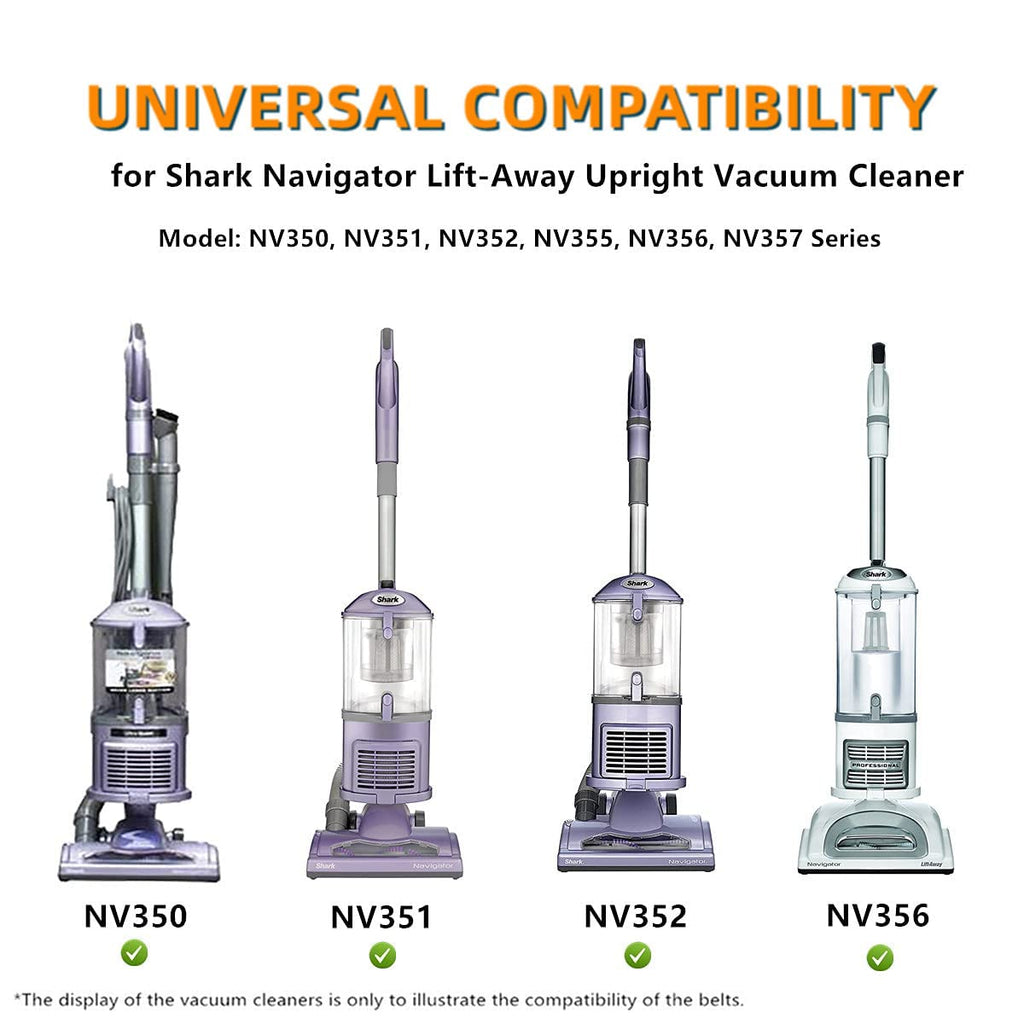 Replacement Belts for Shark Navigator Upright Vacuum Cleaner (Pack of 2) M270946