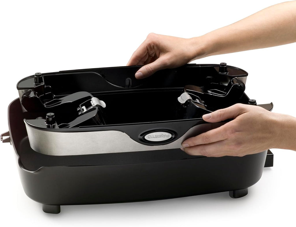 Presto 06857 16-inch Electric Foldaway Skillet, Black H108