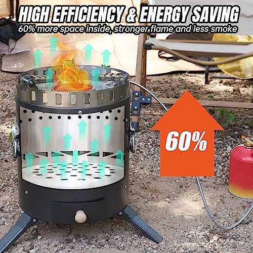 Fitinhot Rocket Stove Portable Camping Stove J5704