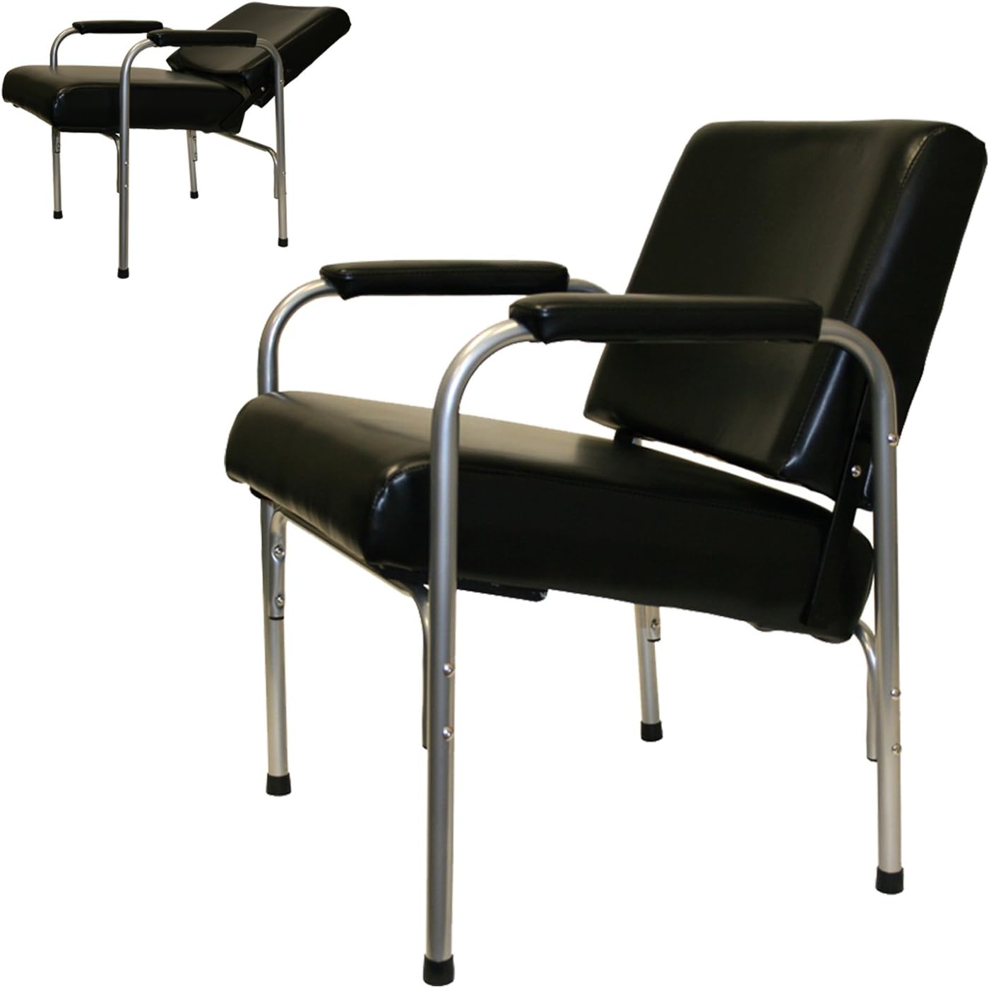 Automatic Recline Shampoo Chair with Double-Reinforced Steel Frame
