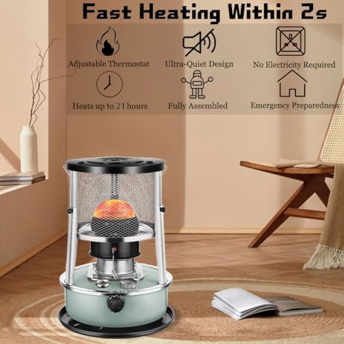 2 in 1 Portable Kerosene Heater & Stove for Camping and Outdoor Use I699757