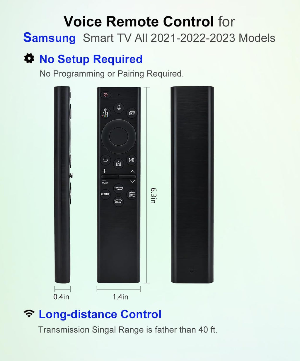 Samsung QLED Smart TV Voice Remote Control Replacement E4135