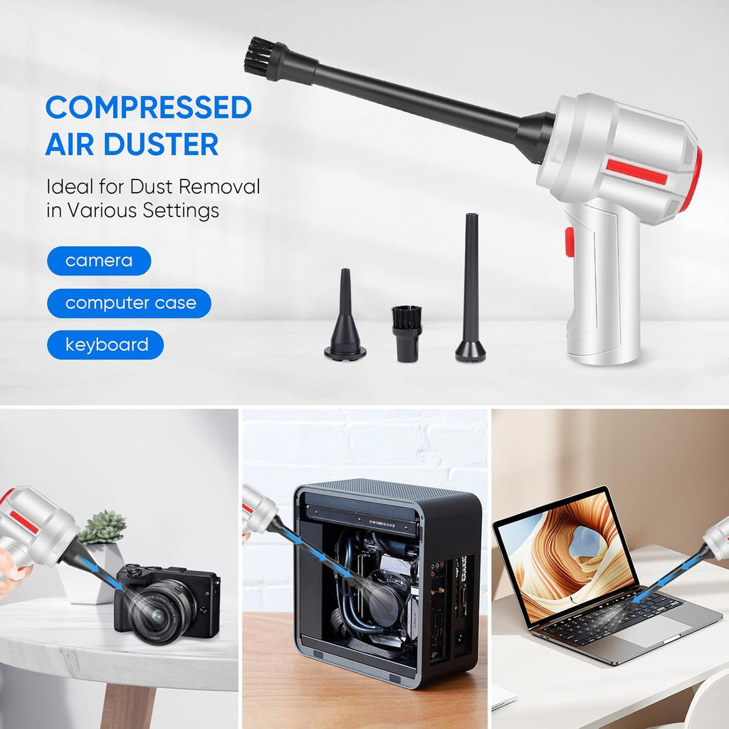 Wireless Handheld Car Vacuum Cleaner with Air Duster U495