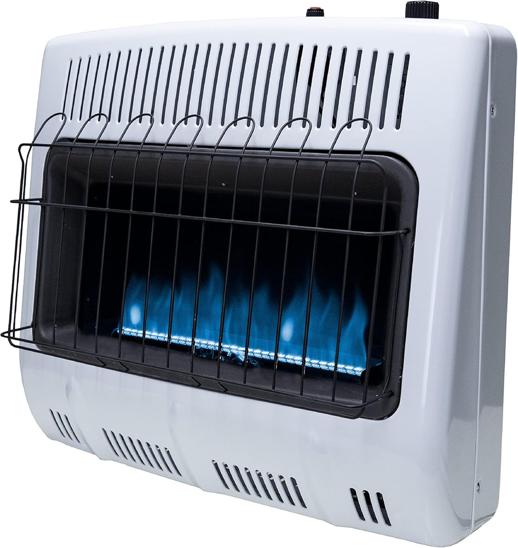 Mr. Heater 30,000 BTU Vent Free Blue Flame Natural Gas Heater, White U804737
