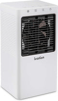 Ivation Personal Mini Air Cooler, Portable USB-Powered Desktop Evaporative Swamp Cooler Fan Humidifier with 2-Speed Fan, 5-Hour Cooling for Home, Office Desktop or Car Up to 21 Sq/Ft
