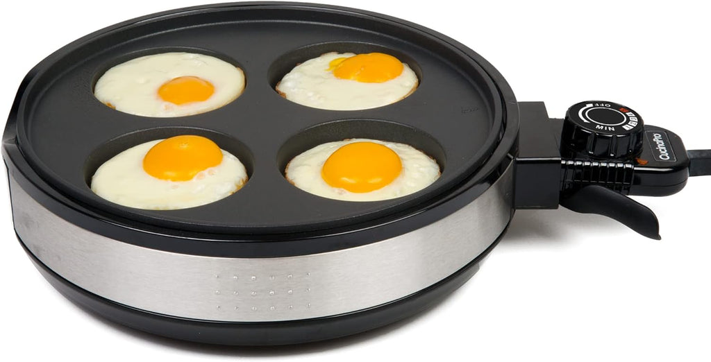 Multi Baker Deluxe Electric Appliance with Temp Control and 3 Interchangeable Skillets P9785