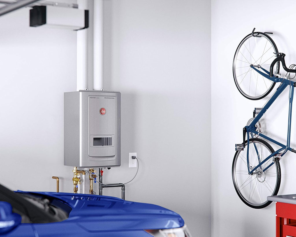 Rheem Prestige Condensing Tankless Natural Gas Water Heater with Recirculation, 11.0 GPM I597