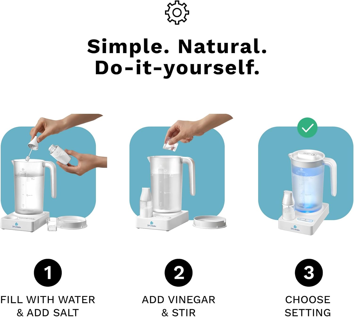 Mini Water Air Purifier & Hypochlorous Acid Generator for Home H249