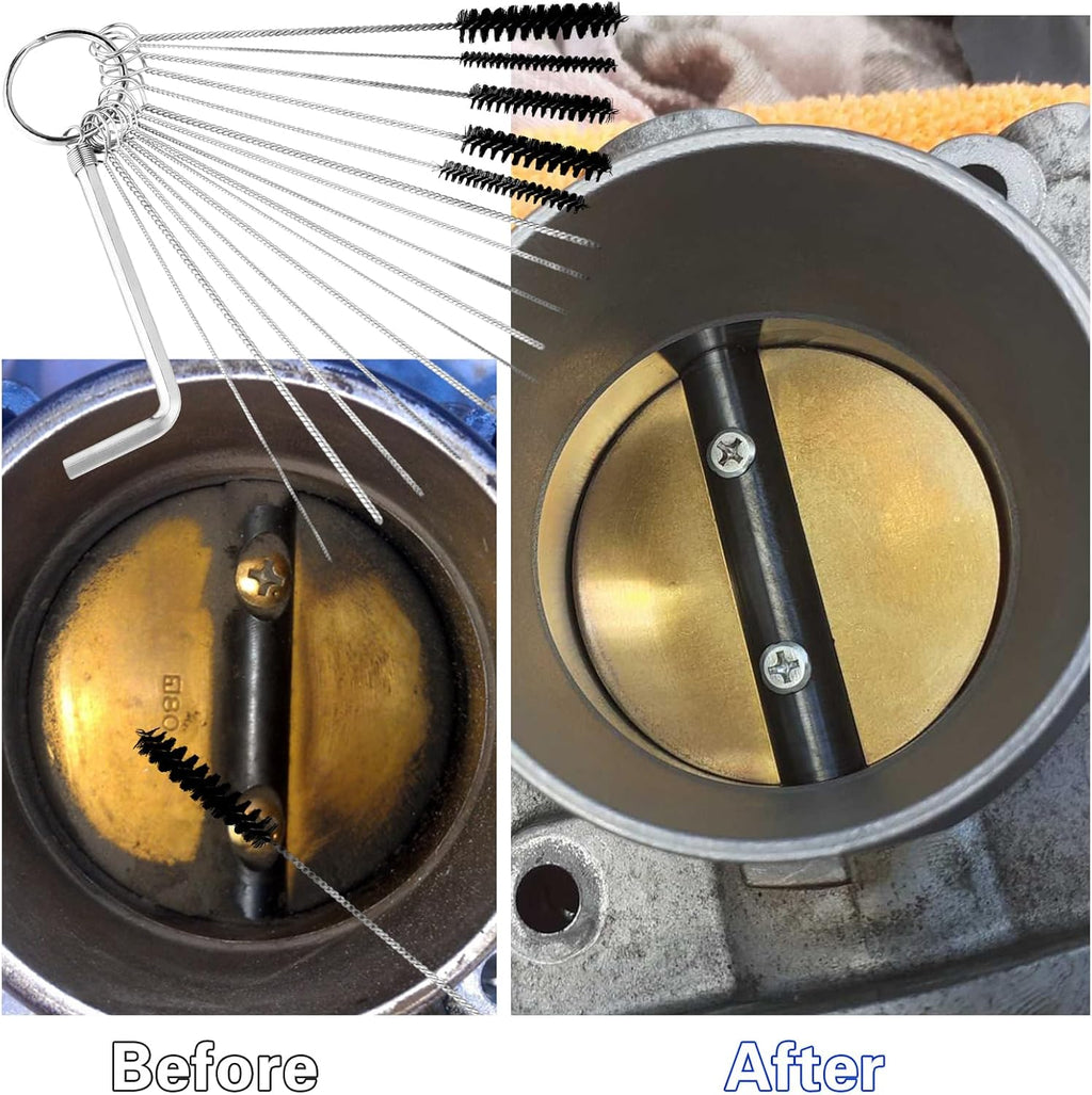 Carb Cleaning Kit for Carburetors with Stainless Steel Wires and Nylon Brushes X181774