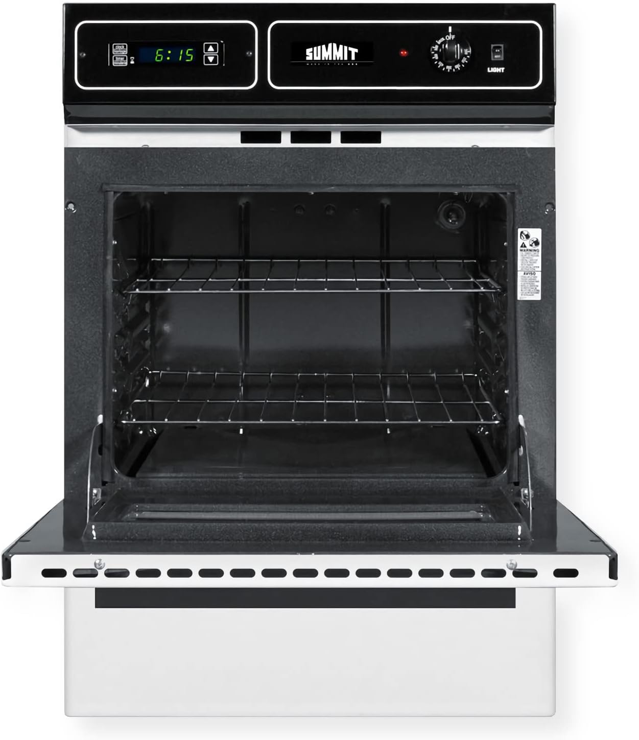 Summit Appliance WTM7212KW 24" Gas Wall Oven with Electronic Ignition B1094