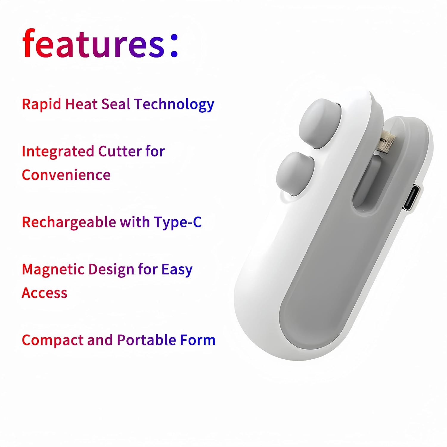 Mini Sealer Portable Hand Press Plastic Sealing Machine B339