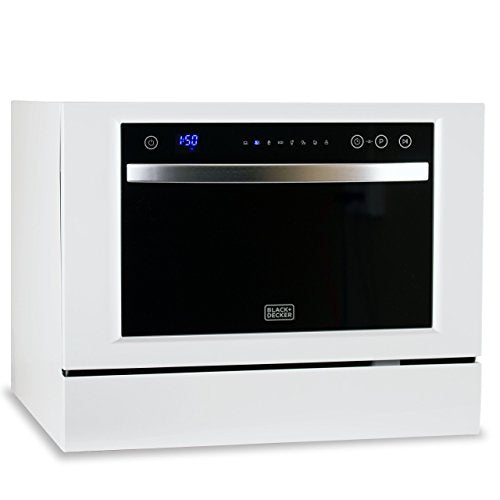 BLACK+DECKER BCD6W 6 Place Setting Compact Countertop Dishwasher C892