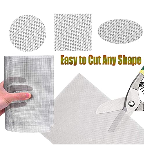IBOWZ Stainless Steel Woven Wire Mesh 30 Mesh Air Vent Screen A156176