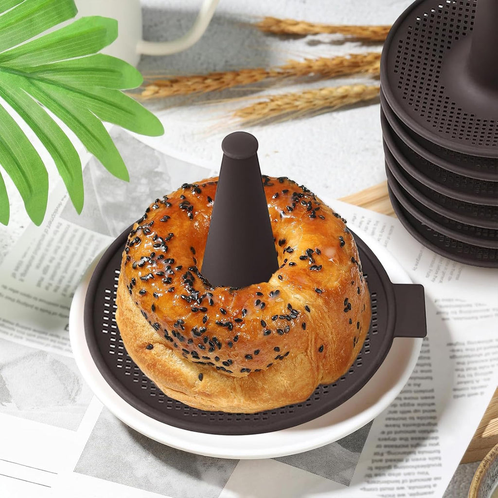 Donut Mold for Baking, 6Pcs Silicone Conical Doughnut Pans N30030